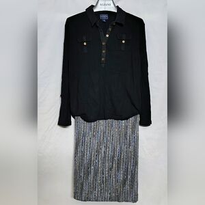 Anne Klein Frost Rain Skirt